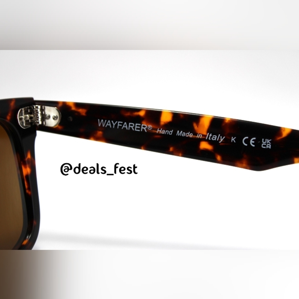 Model Display Ray-Ban Wayfarer Brown Tortoise RB2140 - Picture 10 of 16